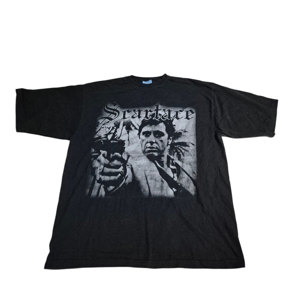 Vintage Scarface T-shirt Black 2XL Russo Wear